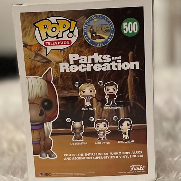 Funko POP! Television Parks and Recreation Li'l Sebastian #500 Figure  NWT - Picture 2 of 8